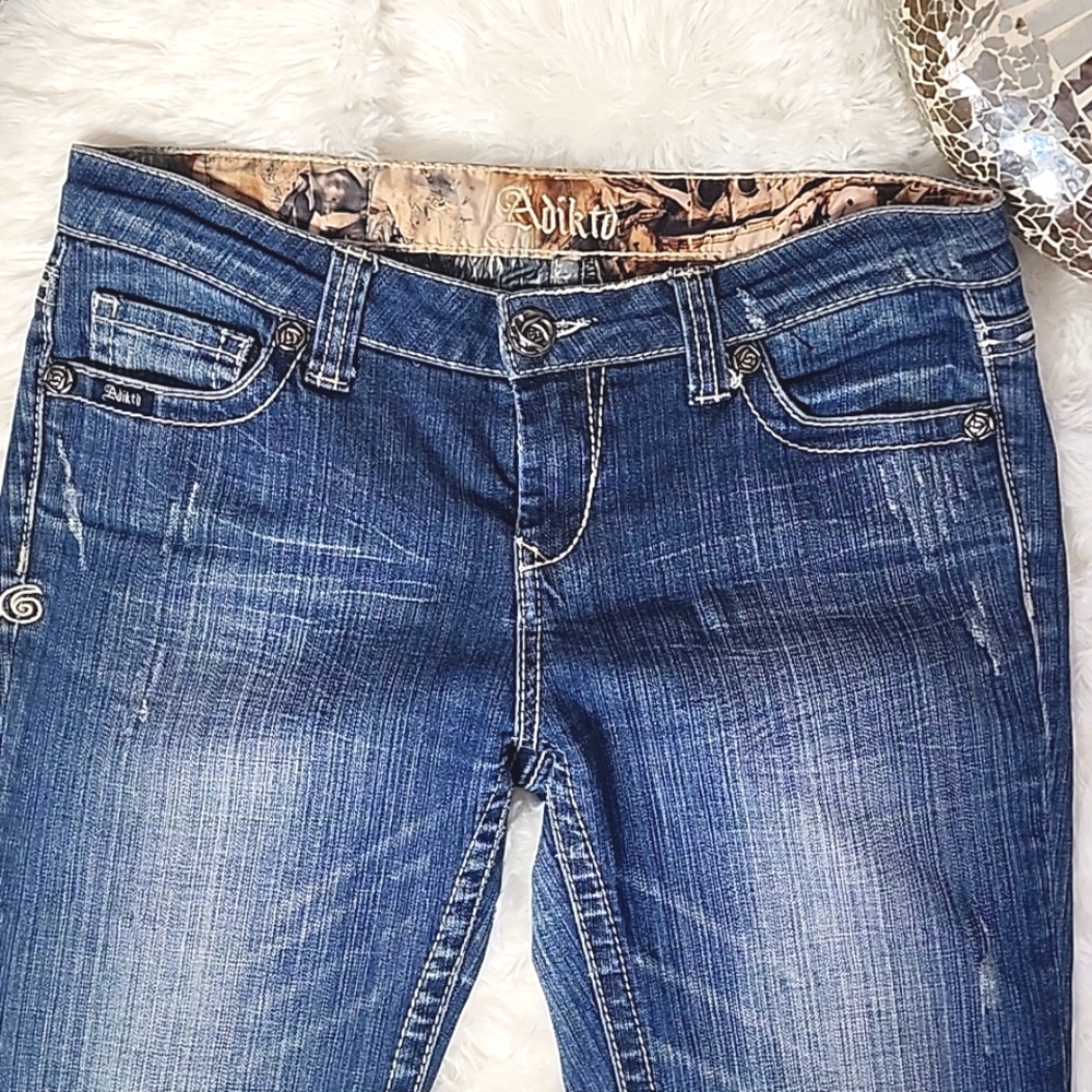 😍ADIKTD Bootcut, Size 8 W30, L33 - Picture 5 of 7